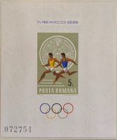 Rumaenien 1968 XIX. Olympia Mexico Block MNH postfrisch