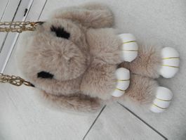 Tasche für Mädchen Hase Plüsch Umhängetasche