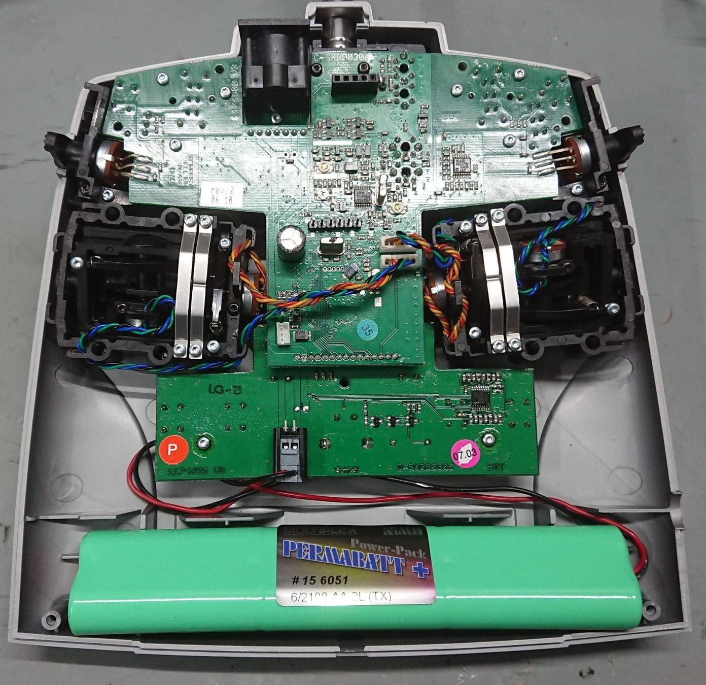 Multiplex Telecomando: Multiplex Cockpit SX 35MHz Synthesizer Sender + 3 Empfänger – Usato da Frick venduto da volvo850driver 7