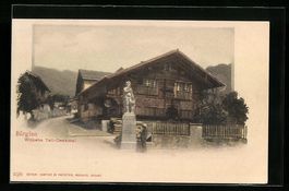 Bürglen, Ortspartie mit Wilhelm Tell-De