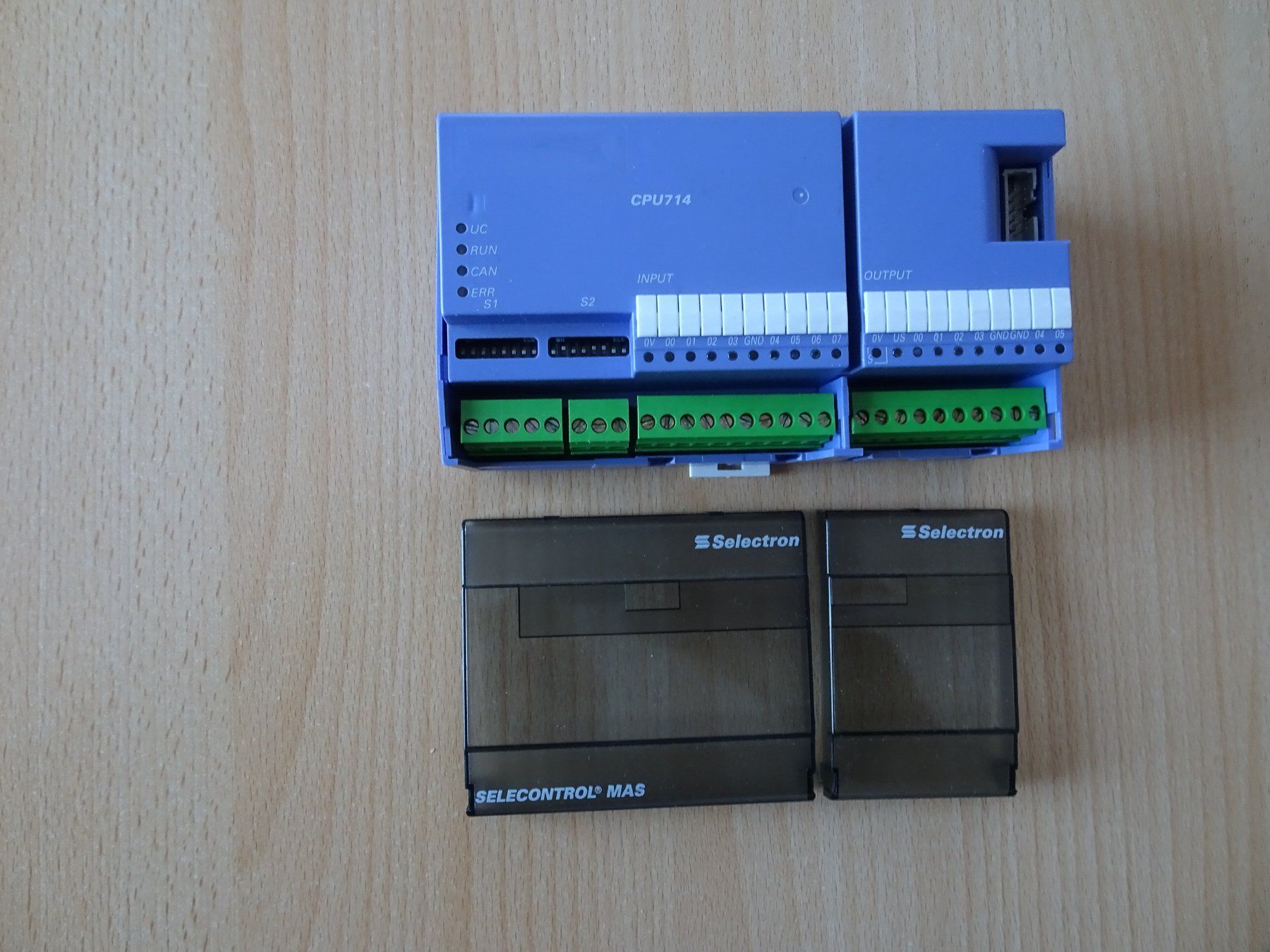 Sistema di controllo: MAS CPU 714 mit Erweiterungsmodulen SELECTRON – Usato da Suberg venduto da Harwei 1