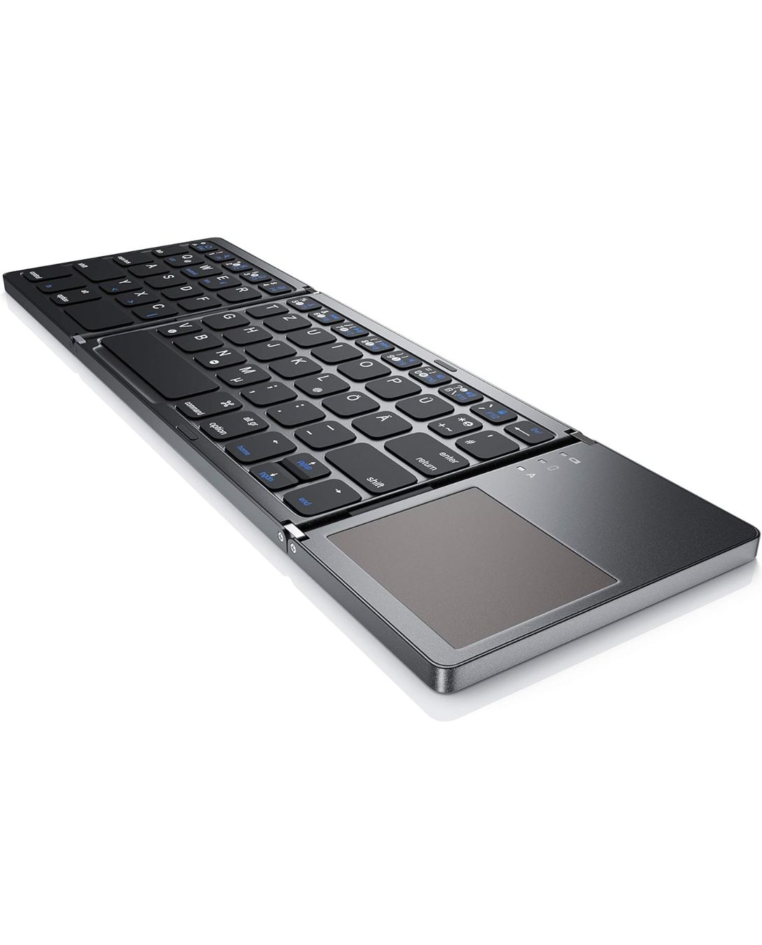 Tastiere: CSL - Bluetooth Tastatur klappbar mit Touchpad – Nuovo e nell'imballaggio originale da Winterthur venduto da Pcline1