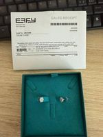 Silber 925 Ohrringe mit Diamanten