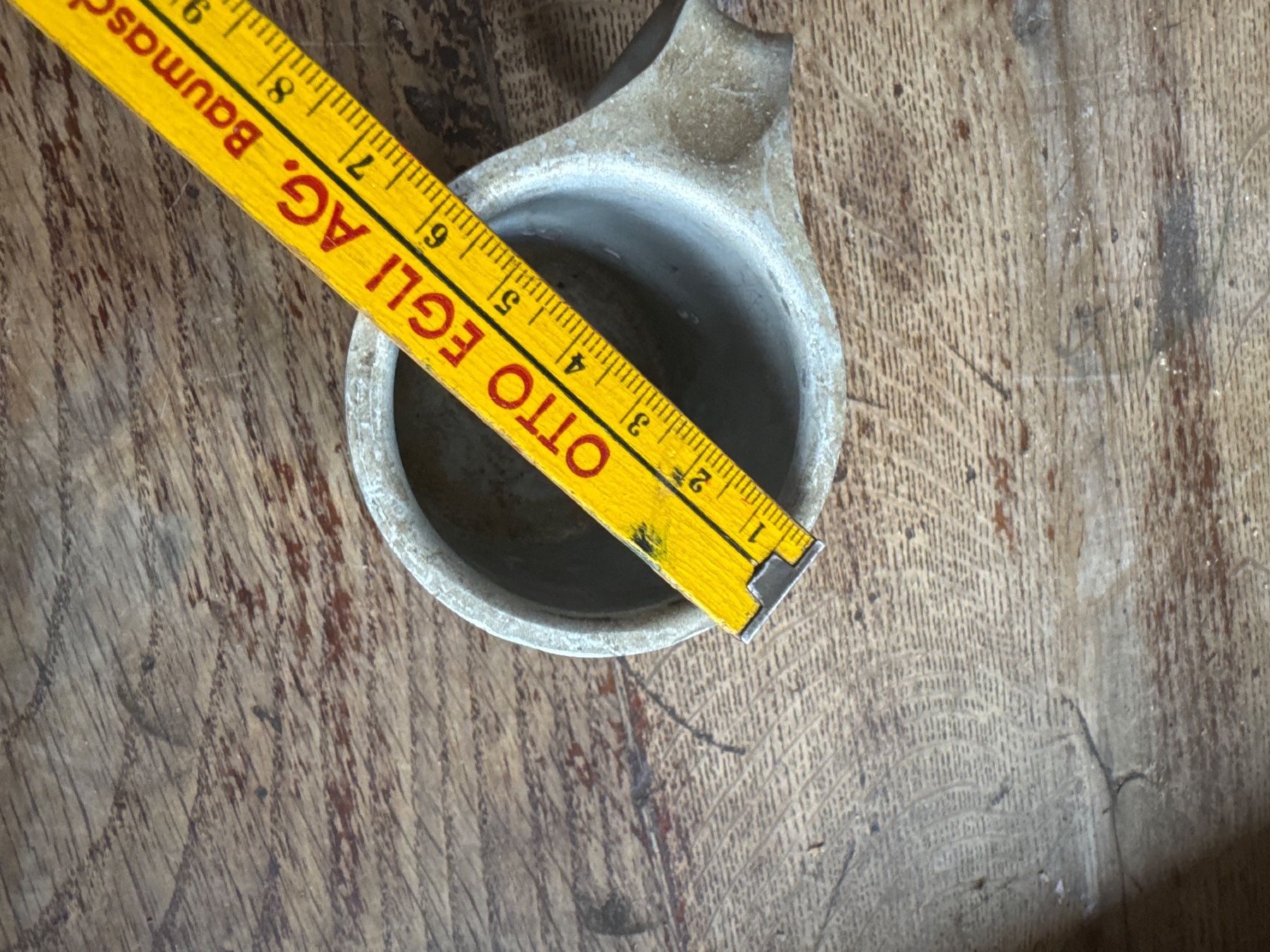 Misurare: Mesure ancienne lait 1 dl aluminium – Usato da Lajoux JU venduto da Briard0 3