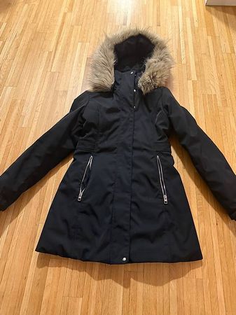 ZARA Winterjacke schwarz Gr. XS