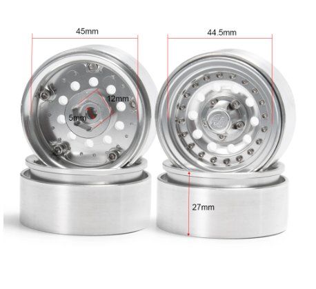 Modellismo RC: Beadlock Felgen  1.9 Zoll – Nuovo e nell'imballaggio originale da Bottenwil venduto da Toyscout 2