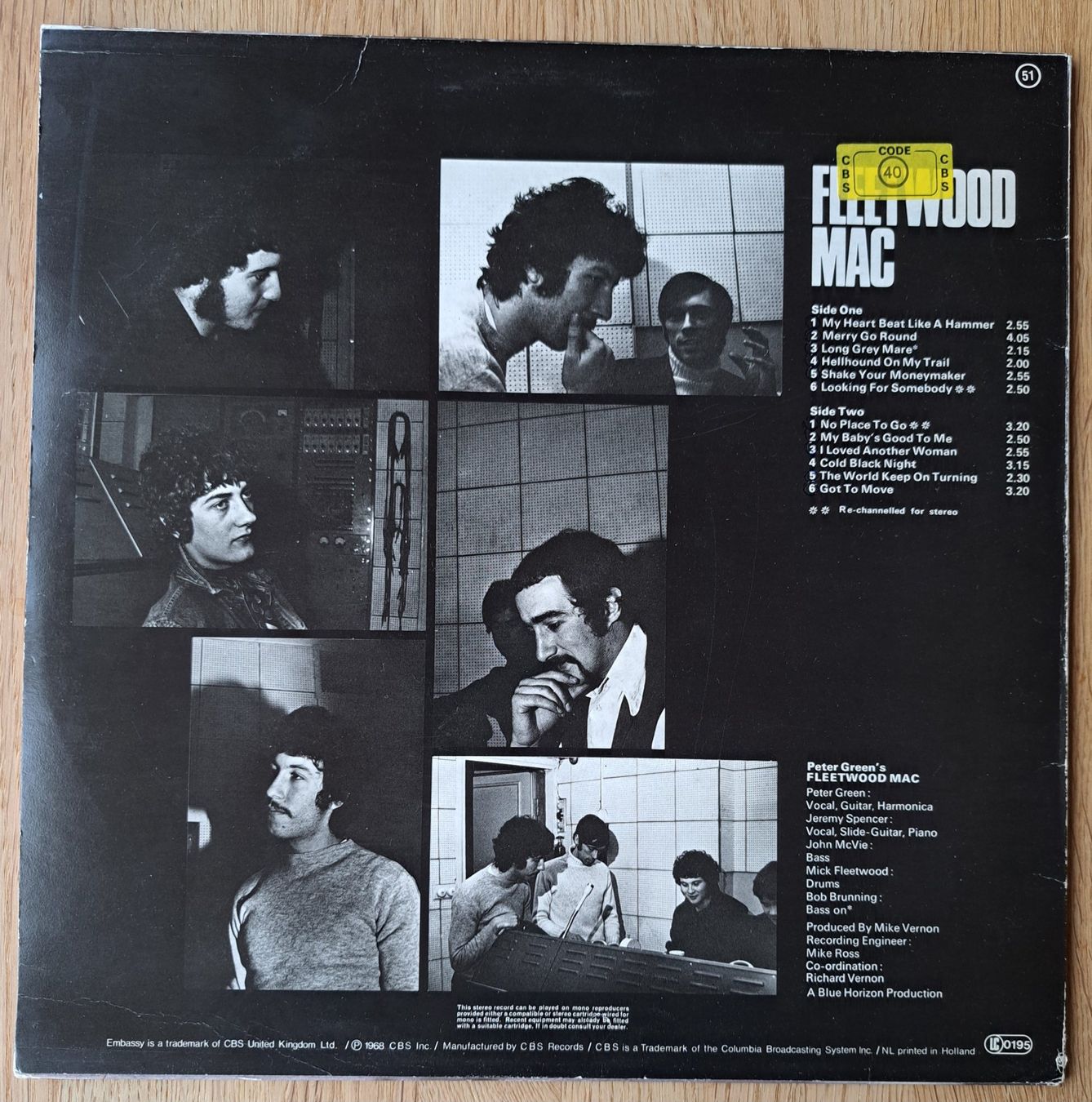 Dischi in vinile: Fleetwood Mac - Same – Usato da Meggen venduto da Ricardokoch 1