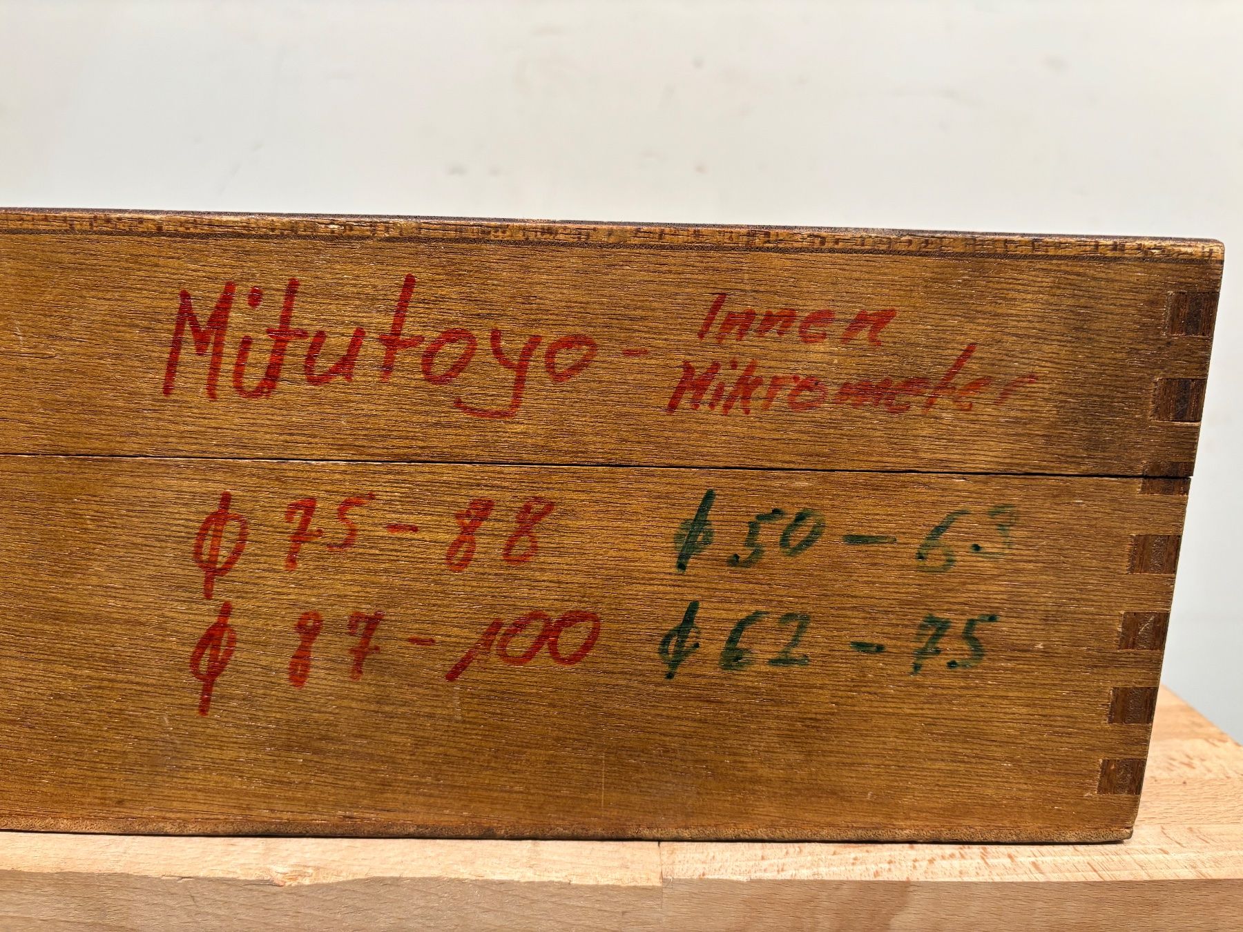 Mitutoyo Misurare: Mitutoyo Absolute Innenmessgerät, Innenmikrometer 50-100 mm – Usato da Winterthur venduto da ReUse_Baumarkt 1