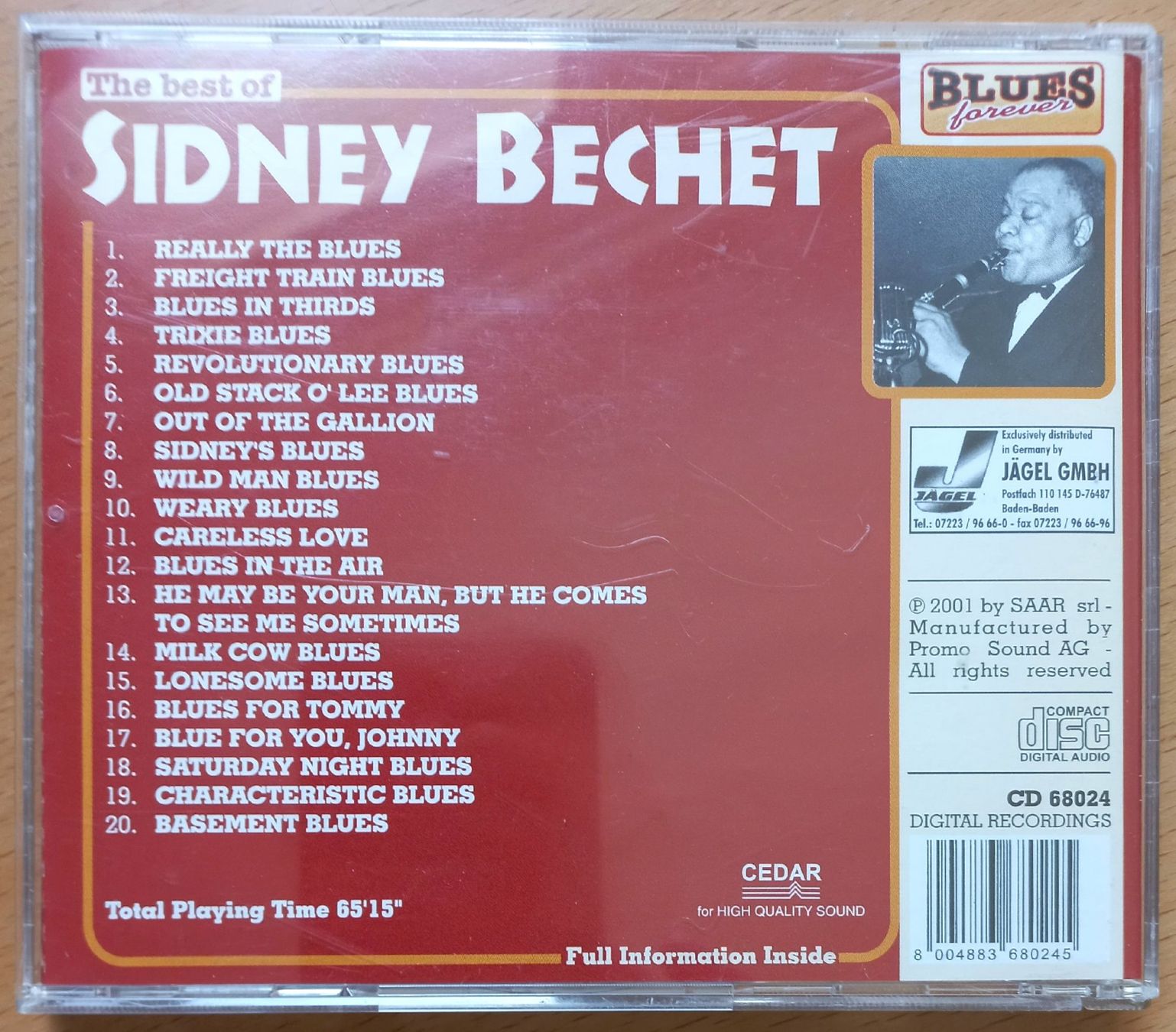 CD: CD - Sydney Bechet - Blues – Usato da Niederuzwil venduto da lubimaja 2