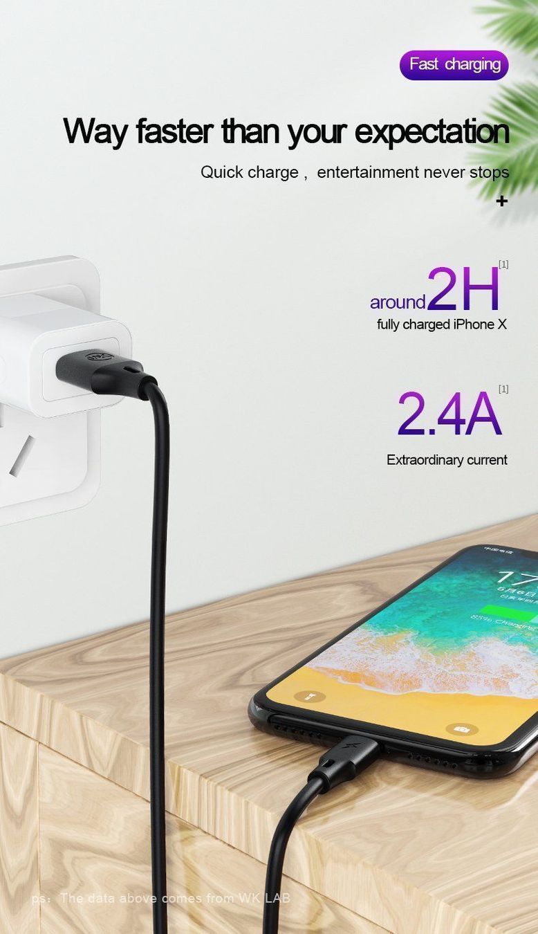 Cavi: Cable iphone Lightning 1m 100cm tres rapide très résistant – Nuovo e nell'imballaggio originale da Morges venduto da DigiAC 1