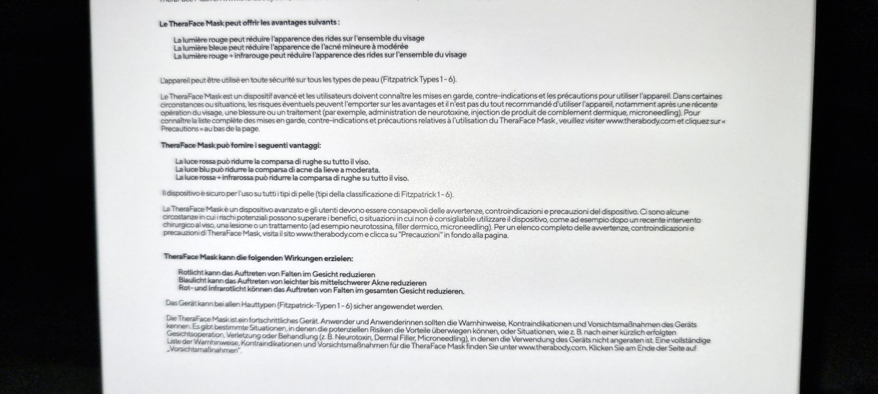 Therabody Massagegeräte: Therabody Theraface Mask – Gebraucht aus Zürich von m1klos 3