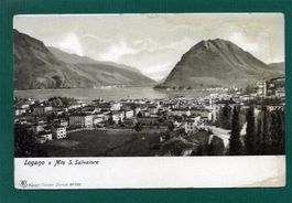 Lugano e Monte San Salvatore, 1900, ungelaufen