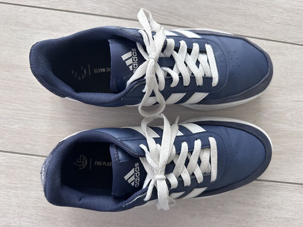 Adidas Herrenschuhe: Baskets bleues Adidas, 42 – Gebraucht aus Promasens von Toblerone83 3
