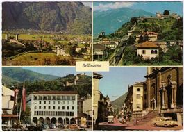 Bellinzona - 4 Bild AK