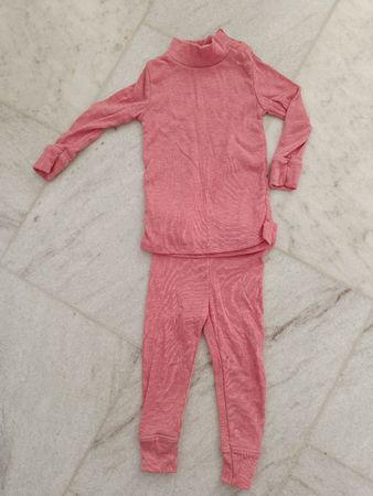 Kinder Thermoset rosa Grösse 74/80