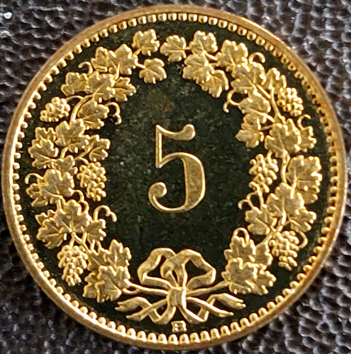 Tutti le monete: 5 Rappen 1987 stgl. / aus Münzsatz – Nuovo (secondo la descrizione) da Arch venduto da coinsandmore 1