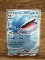 Pokemon Karte Wailord EX 016/084 neuwertig