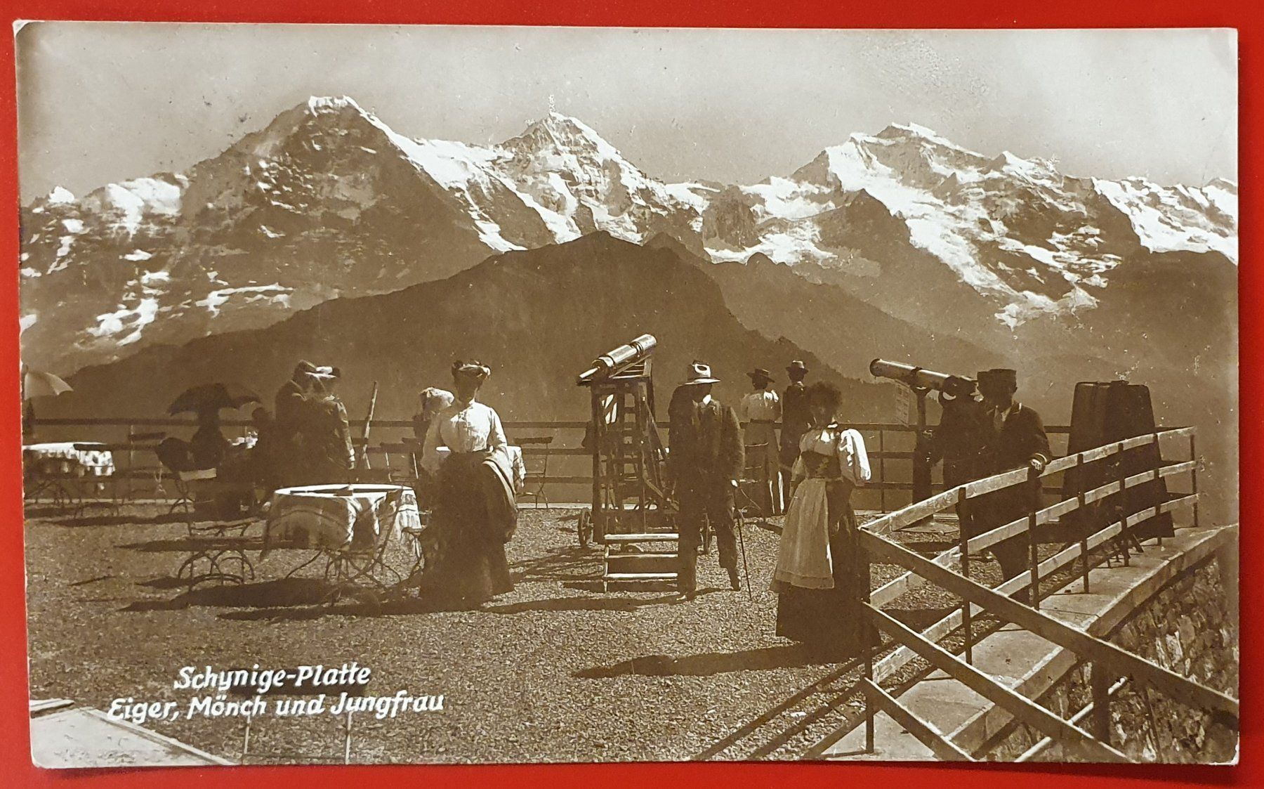 Cartoline postali: Schynige Platte - belebt – Usato da Kreuzlingen venduto da Rschweiz1