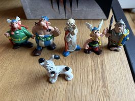 Asterix & Obelix - 6x Bully © Dargaud 74 Vintage Figuren 