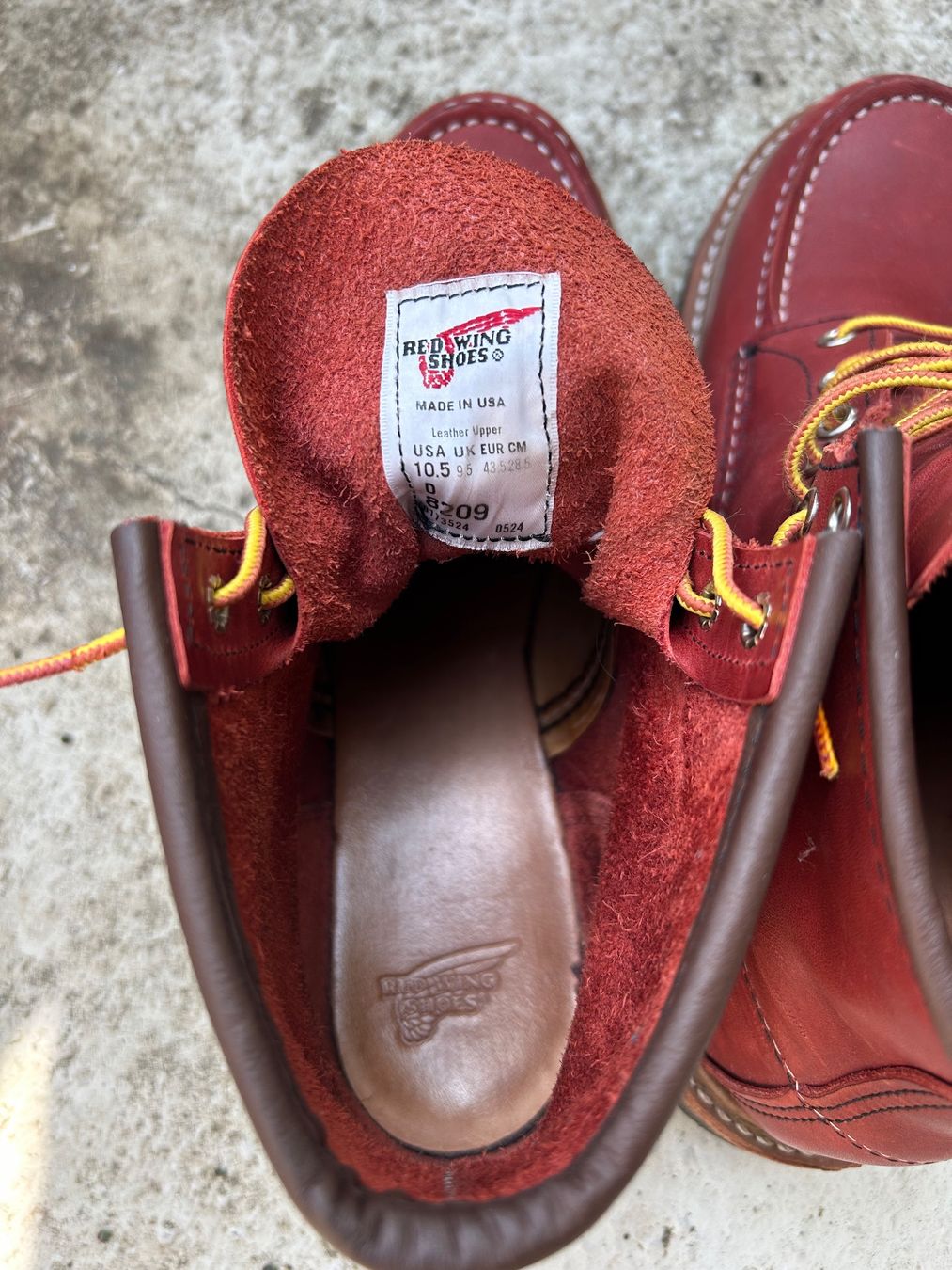 Red Wing Scarpe da uomo: RED WING 8209 Norway Moc Boots Leder – Usato da basel venduto da cac_h9p8 3