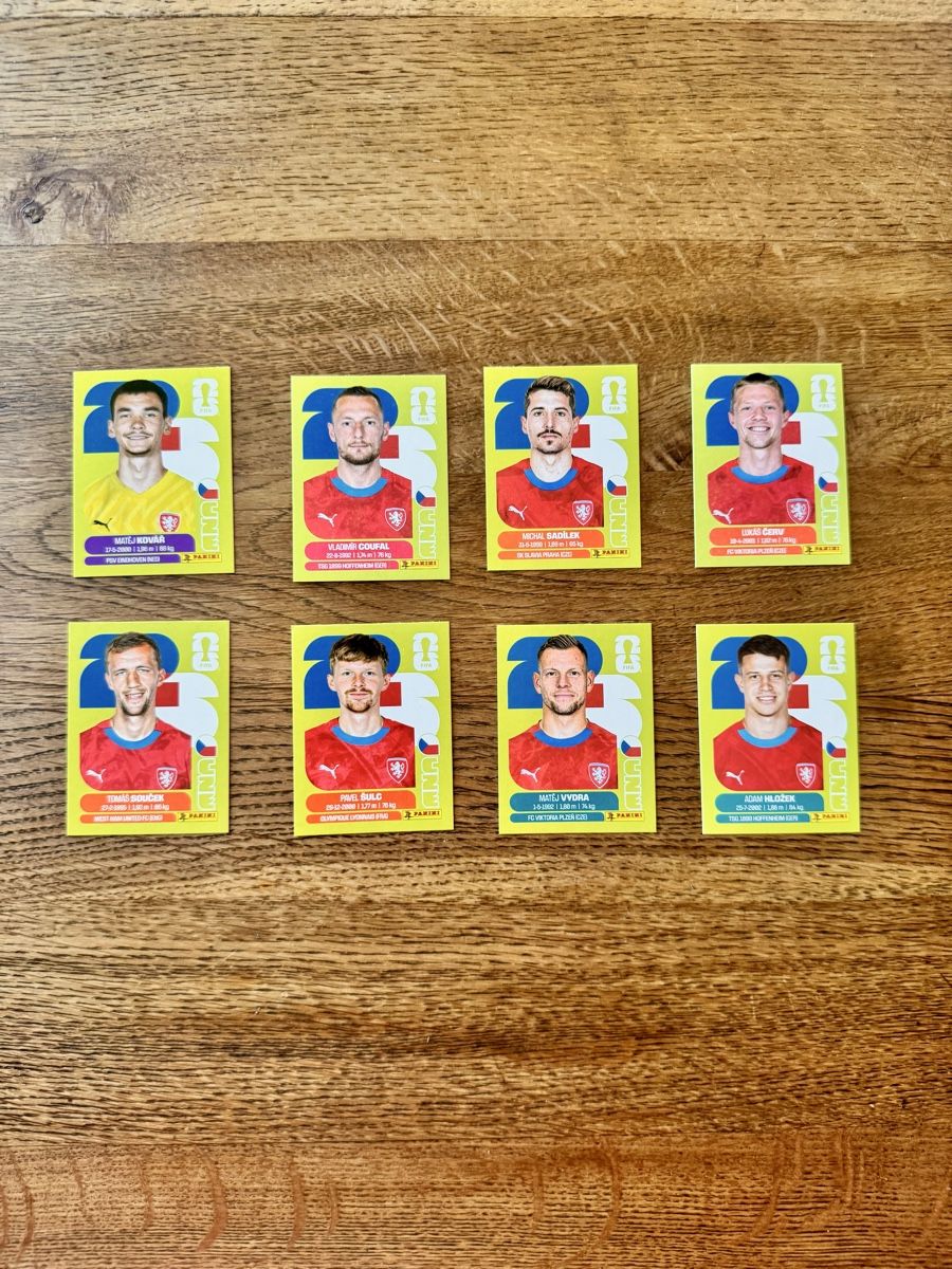 Panini Carte collezionabili: Tschechien WM 2026 Sticker 8er Set  – Nuovo (secondo la descrizione) da Emmenbrücke venduto da Lukee1901