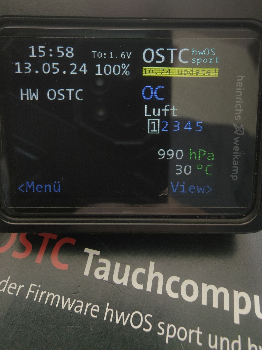 Smartwatch: Tauchcomputer OSTC+ – D'occasion à Alpnach Dorf par Lutze30 3