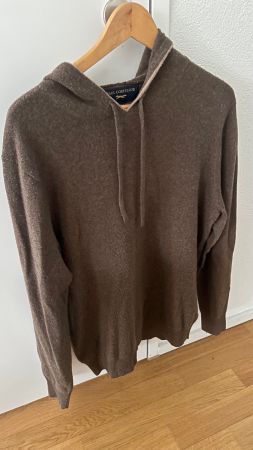 Paul Costelloe Sweatshirt mit Kapuze, Gr. L, Braun, Wie Neu