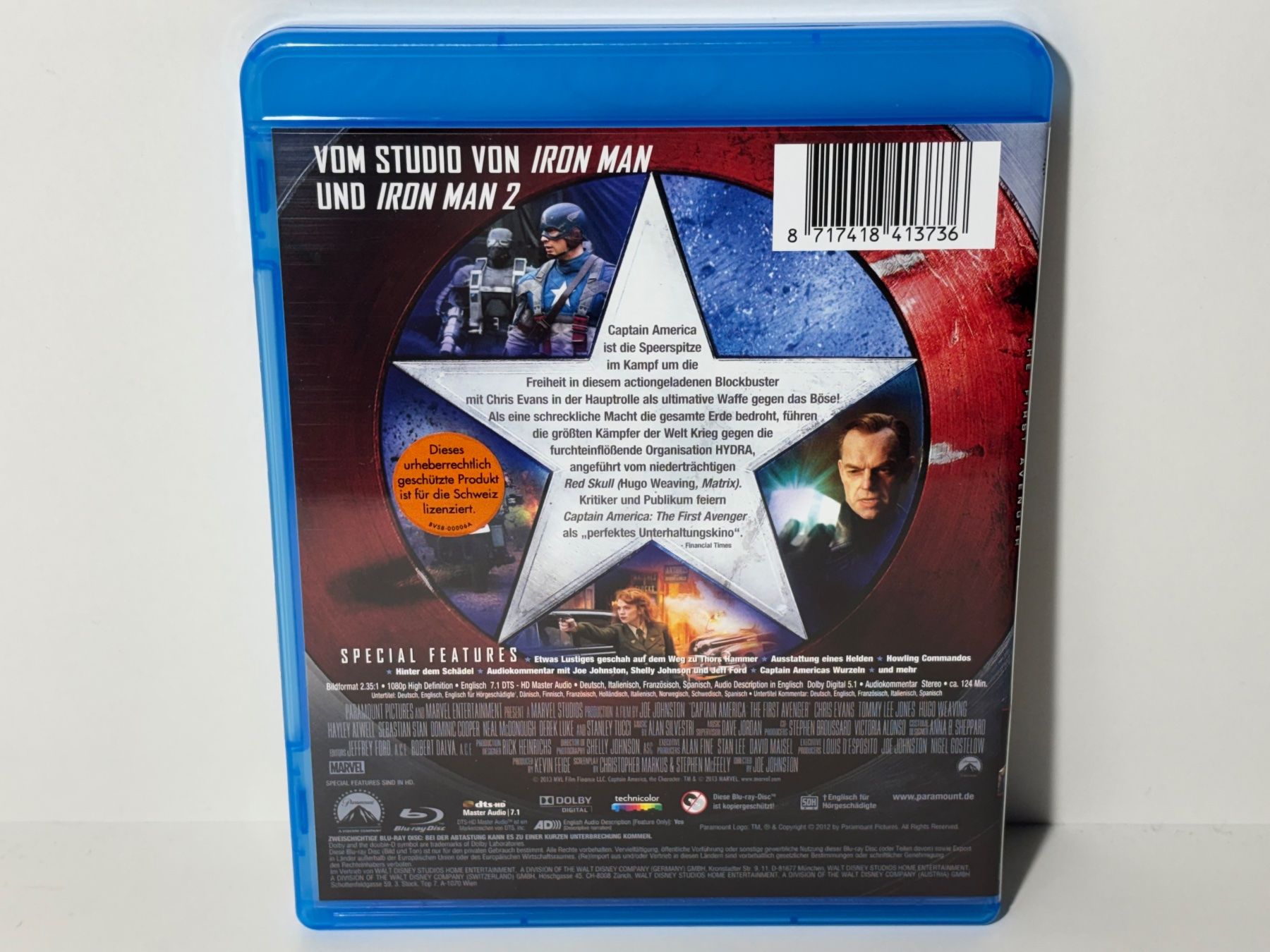 Alle DVDs: Captain America - The First Avenger Blu Ray – Gebraucht aus Wilderswil von Sstriker 1