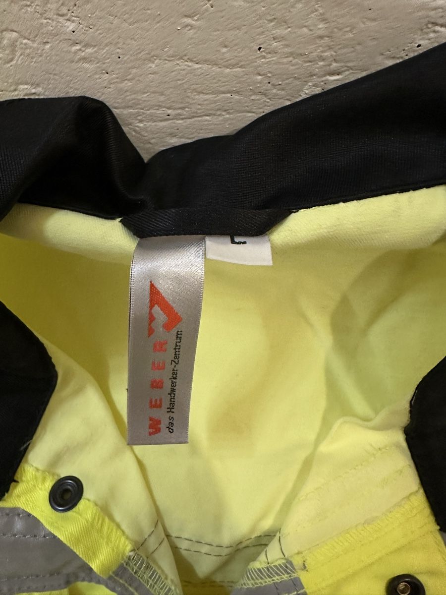 Weber Giacche: Arbeits-warnjacke  - sicherheitsjacke Weber - NEU – Nuovo e nell'imballaggio originale da Chur venduto da pau_gzk8 1