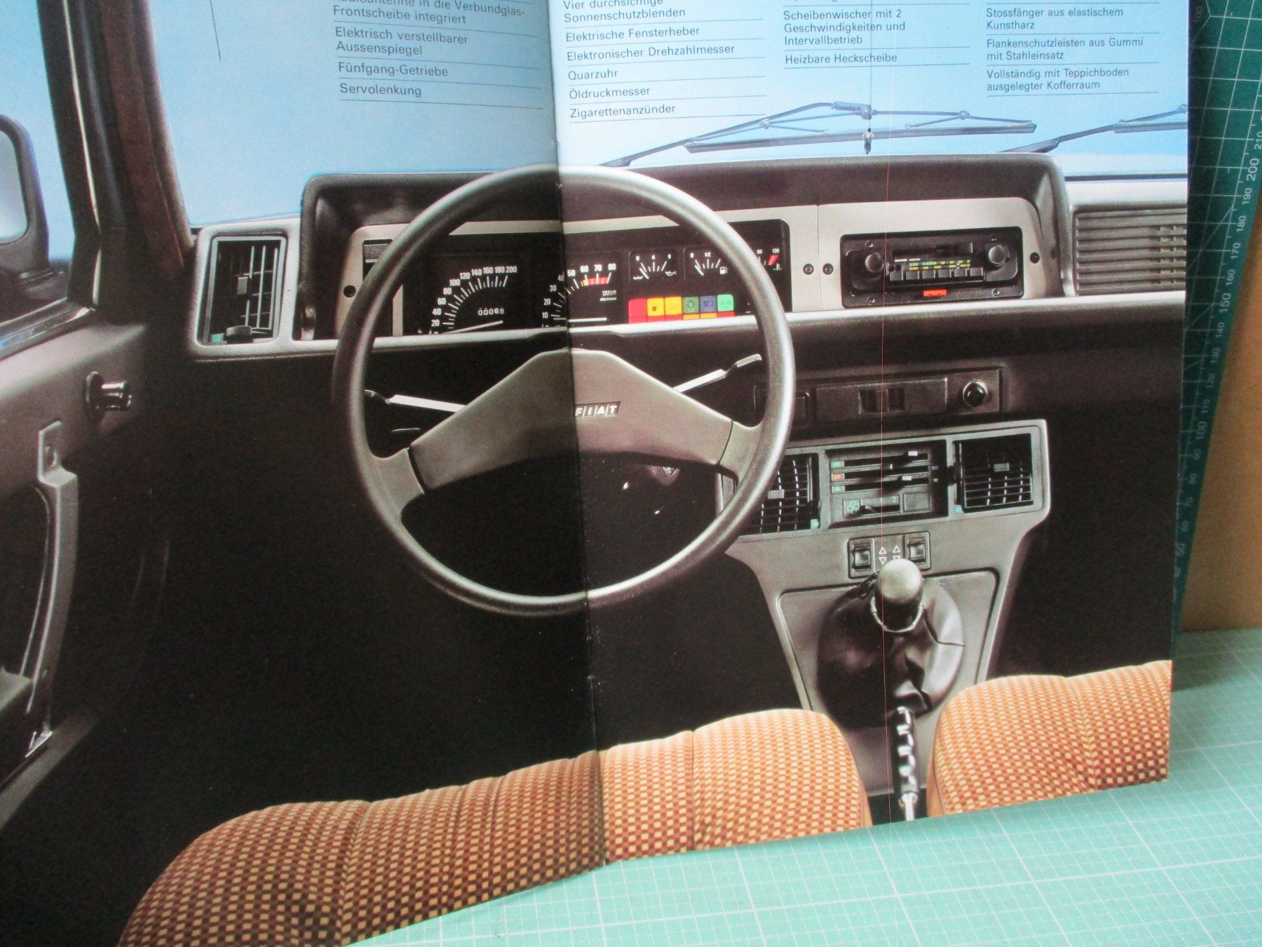 Fiat Documenti: Fiat 132 '2000' elektronische Einspritzung Prospekt – Usato da Ottikon Gossau ZH venduto da hokuspokus 6