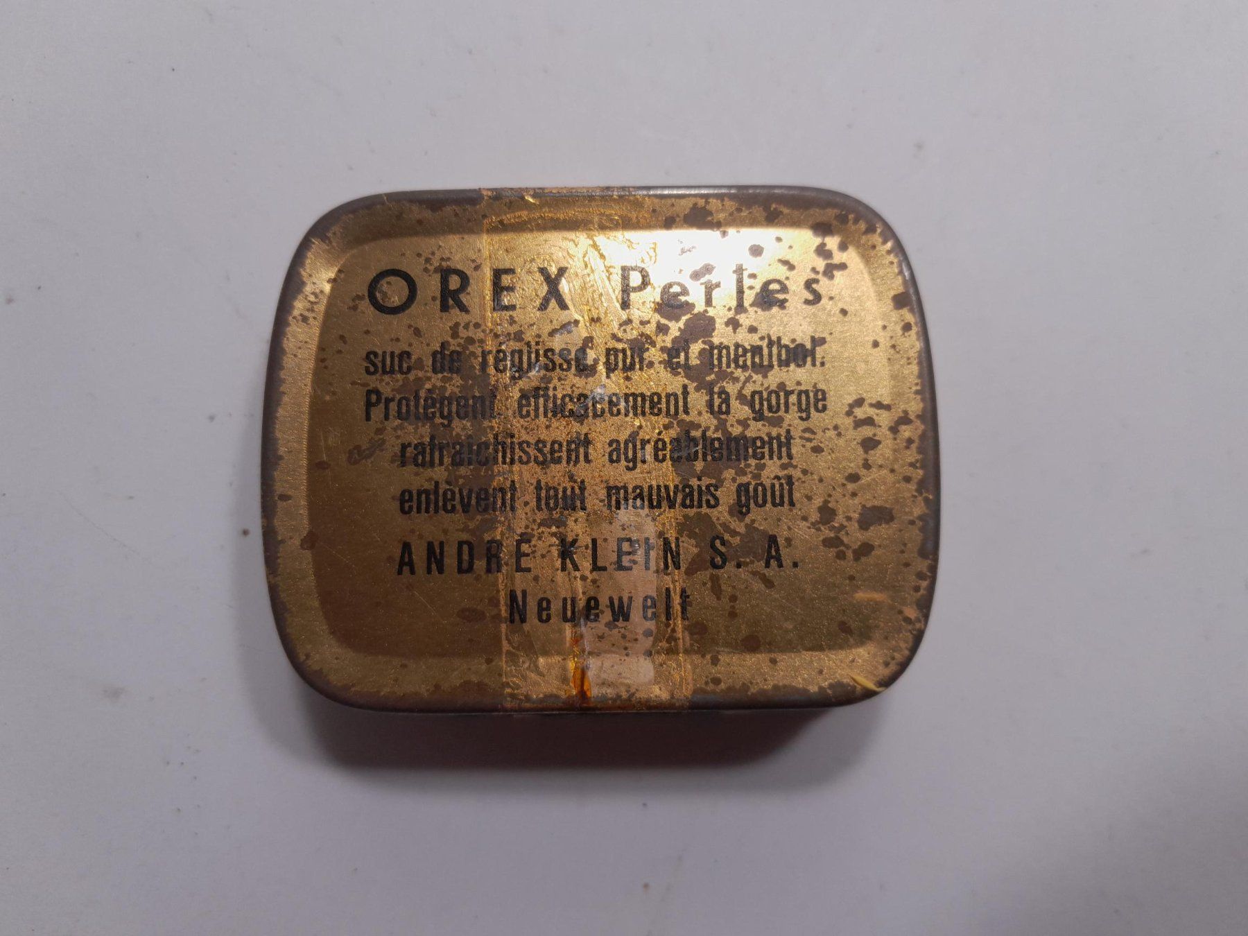 Dosen: Vintage Blechdose / Büchse - Orex Perles – Gebraucht aus Männedorf von Bel-view 1