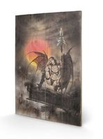 Luis Royo tableau bois Black Tinkerbell 40 x 60 cm