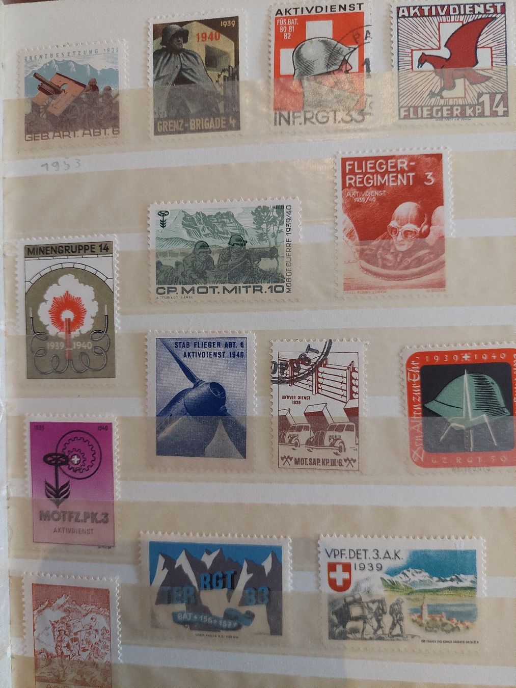Alle Briefmarken: Timbres Suisse militaire  – Gebraucht aus Le Locle von wchs 8