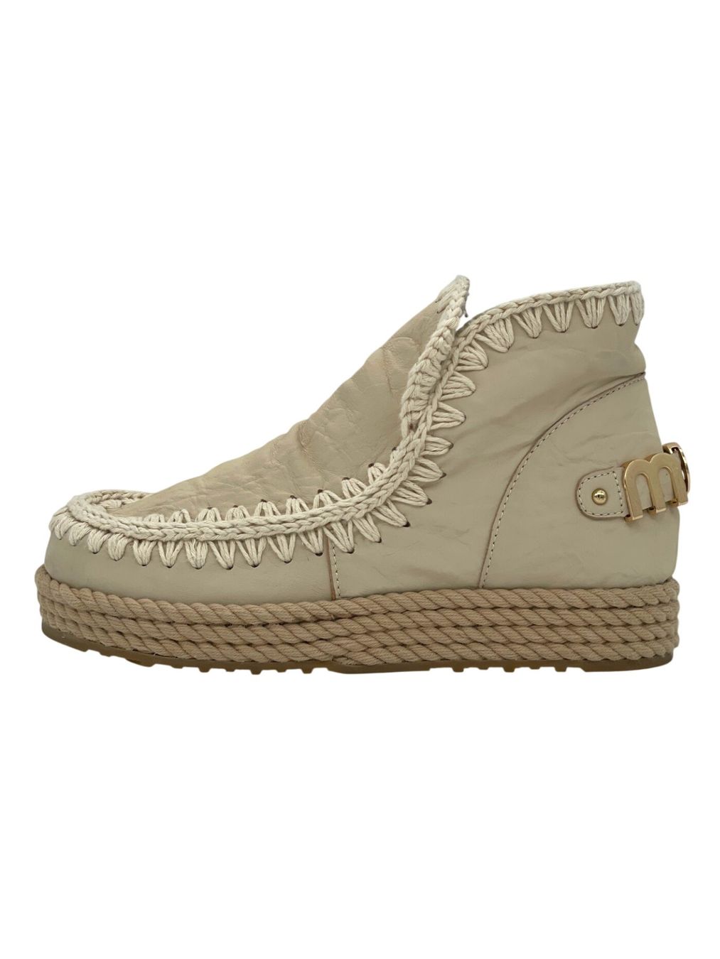 Mou Chaussures femmes: Mou Boots Mou Eskimo Ankle Boot EU 38 Beige – D'occasion à Zürich par shoe_shop