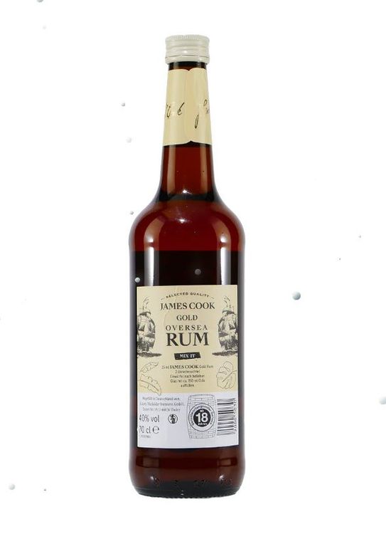 Rum auf 0.7L Gold Oversea James | Vol Kaufen Cook Ricardo 40%