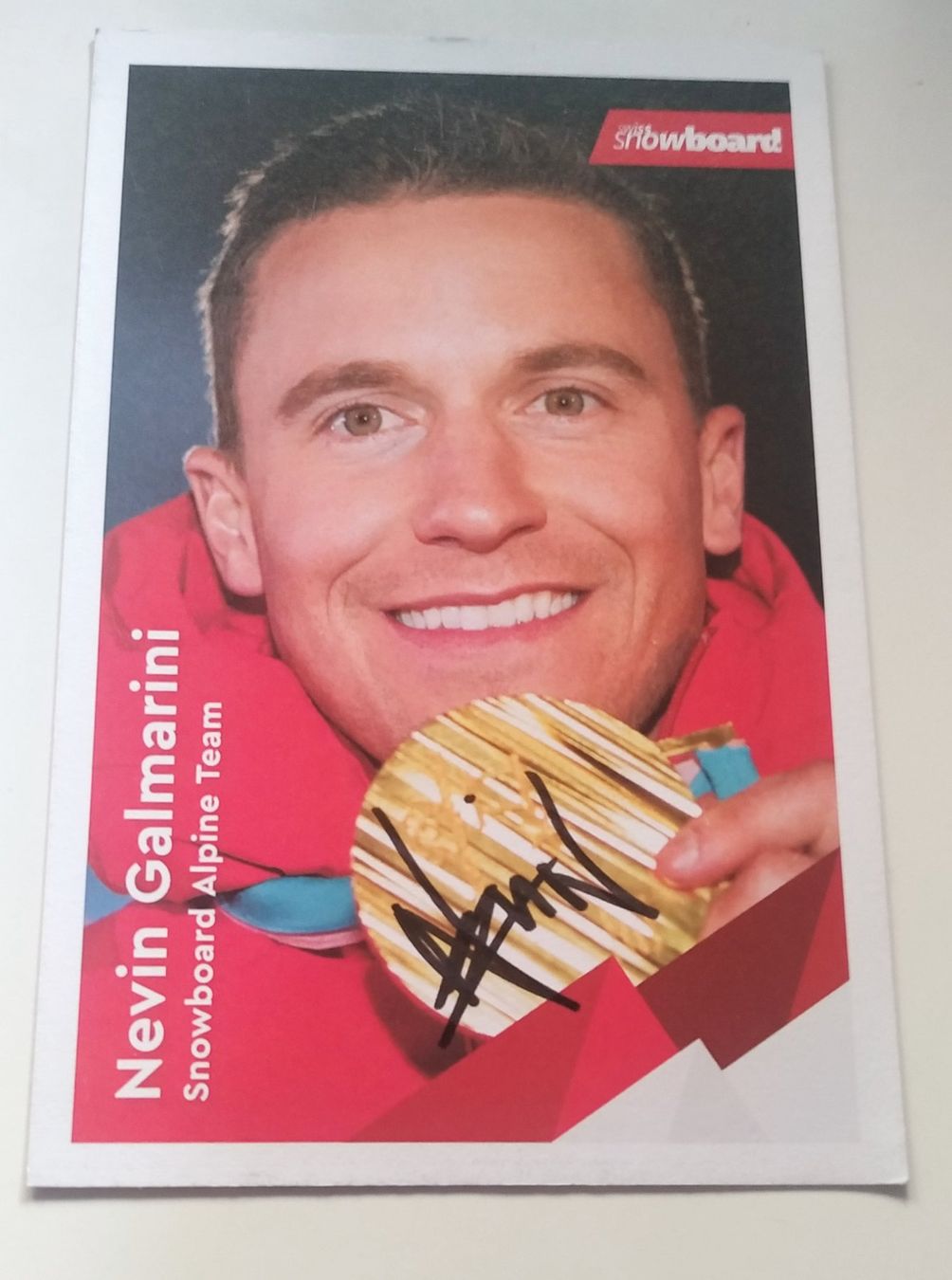 Autografi: Nevin Galmarini CH Ski   original signiert – Usato da Biel/Bienne venduto da Ruediw