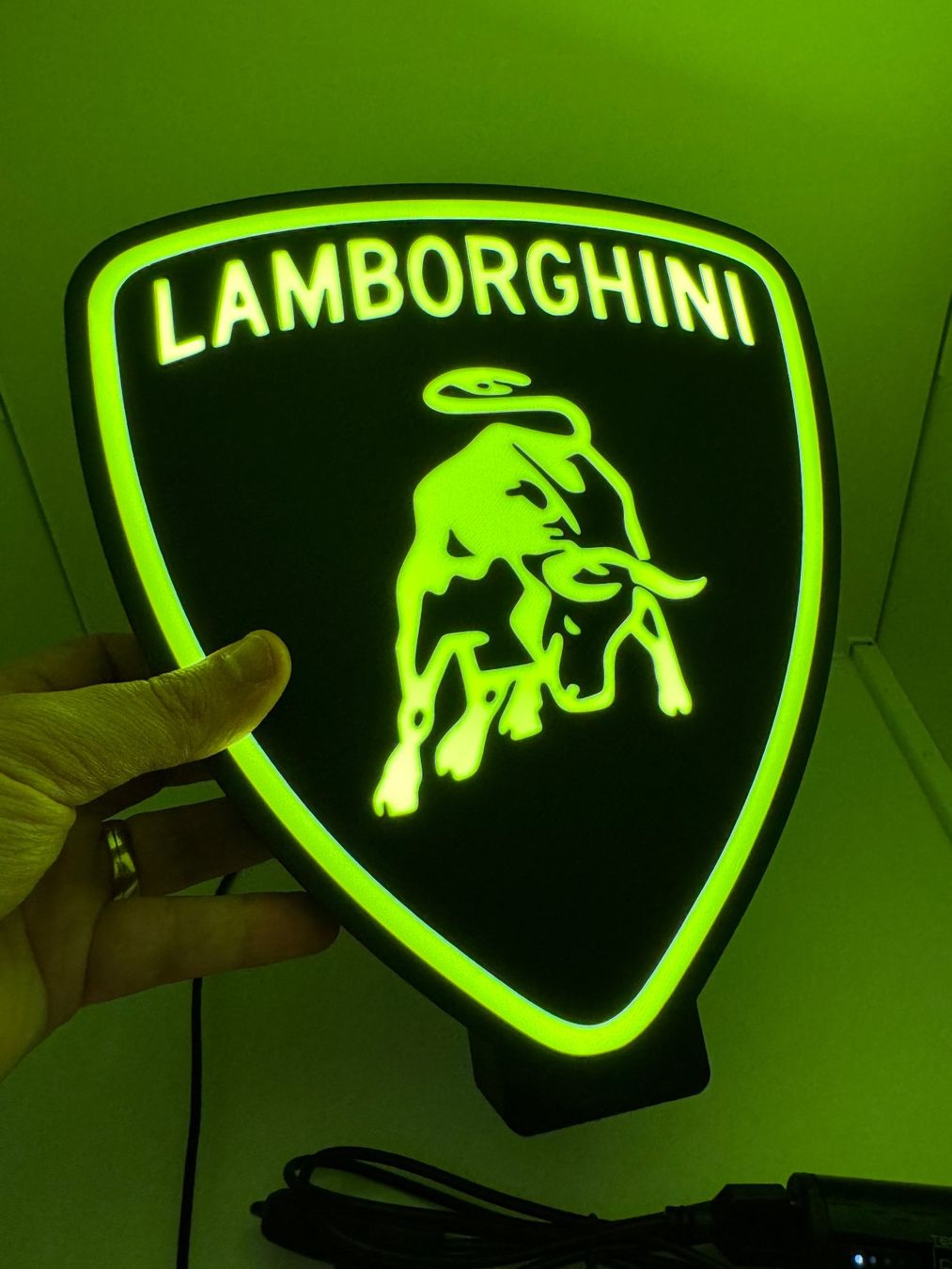 Lampade: Lightbox lampe led LOGO LAMBORGHINI – Nuovo (secondo la descrizione) da Vicques venduto da PAMB3D 7