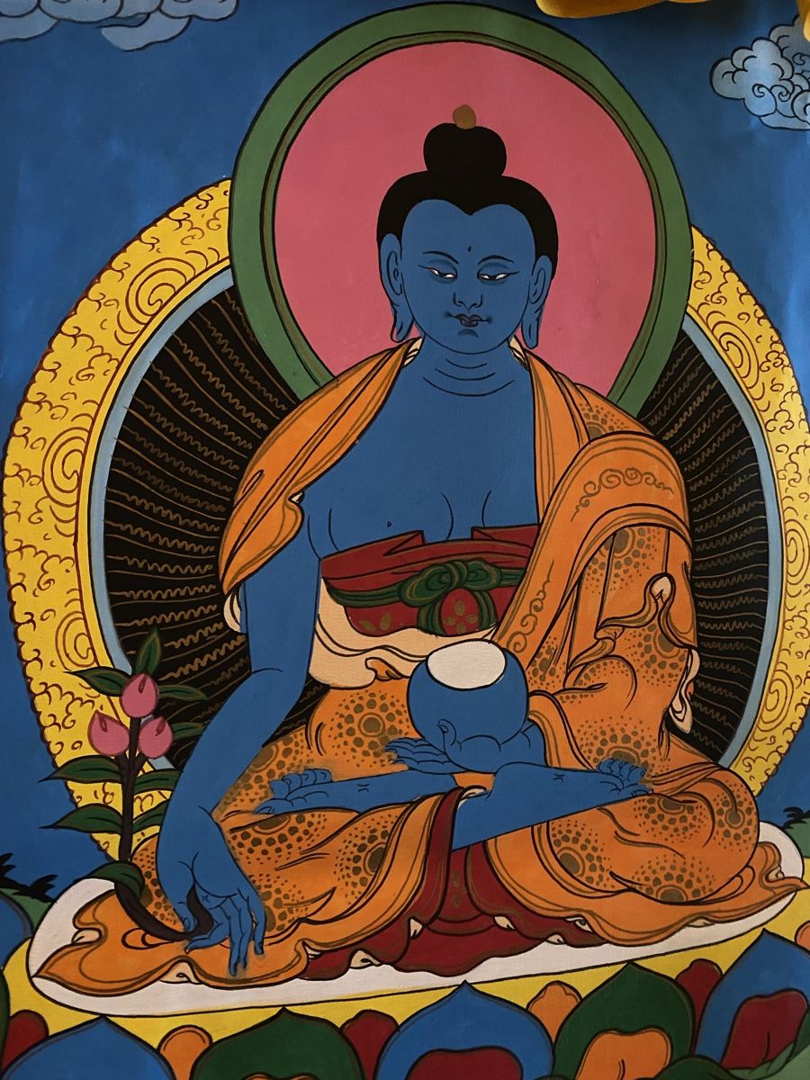 Posters & Illustrations: Thangka - Medizinbuddha – D'occasion à Zürich par DawaChi 1