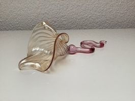 Fleur en verre vintage