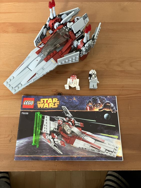 Lego 75039 V-Wing Starfighter komplett mit Anleitung und Fig | Kaufen ...