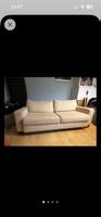 Schlafsofa beige mit Bettfunktion guter Zustand gebraucht