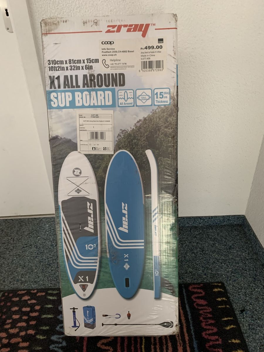 Tavole da surf e di nuoto: Sandup Paddel Board – Nuovo e nell'imballaggio originale da Bubendorf venduto da alfaspyder01