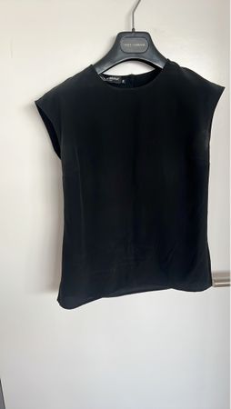 Elegante Dolce&Gabbana Bluse, Grösse 36, Schwarz, Top