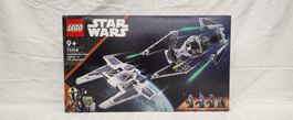 LEGO Star Wars 75348 Mandalorian Fang Fighter vs TIE Interce