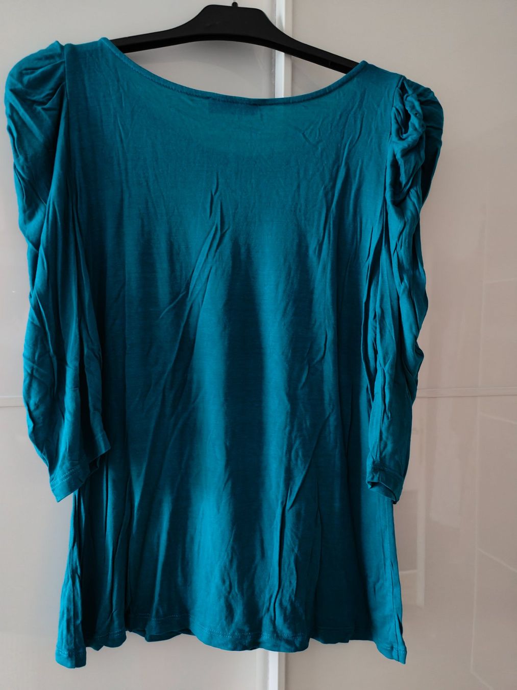 Morgan Maglioni & Felpe: Shirt türkis, 3/4 Ärmel (Morgan) L – Usato da Thun venduto da flower0211 1