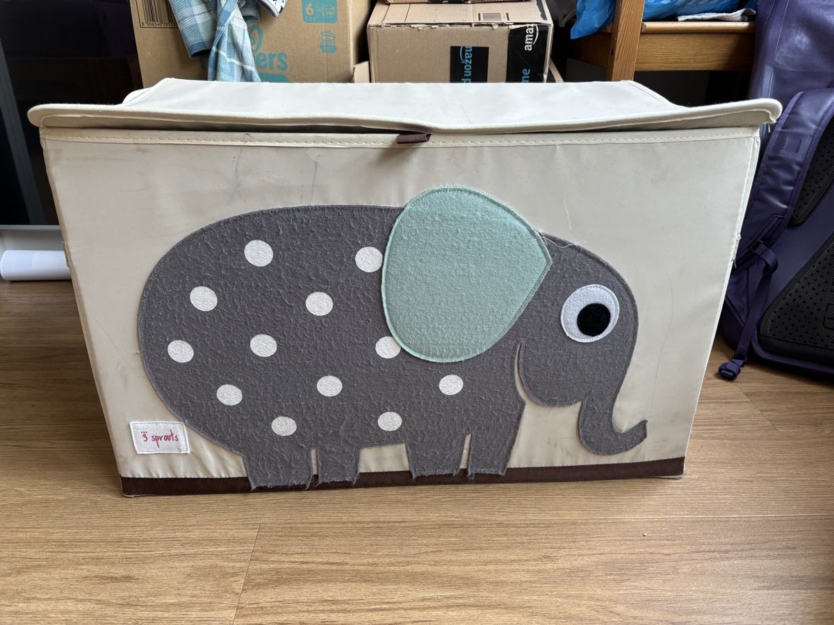 Casse di trasporto: 3 Sprouts Spielzeugkiste Elefant – Usato da Bern venduto da ateranimus