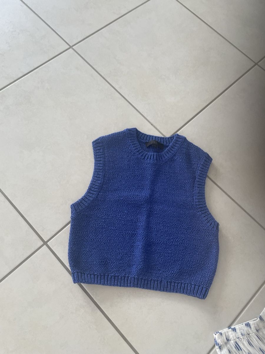 Zara Pulls & Sweat-shirts: Strickweste blau Grösse S . Zara – Neuf (Voir description) à Dübendorf par jlu_r7hz 1