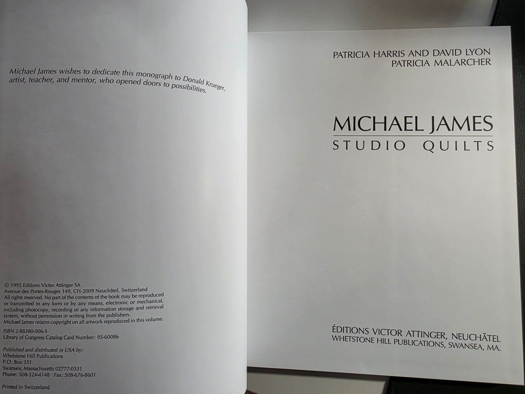 Bücher: Michael James - Studio Quilts - 1995 – Gebraucht aus Walterswil BE von Lonitti 4