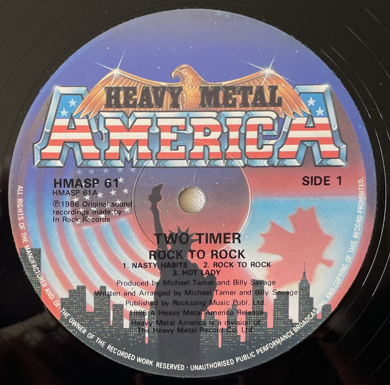 Schallplatten: 2-Timer ‎– Rock To Rock - LP - 1986 - First Press – Gebraucht aus Uster von Zardodel 4