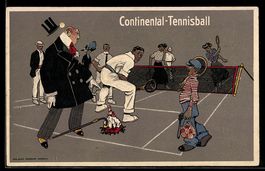 Reklame für Continental-Tennisball, Ten
